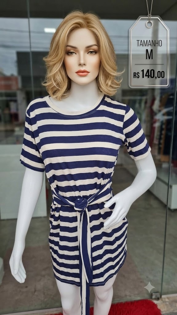 VESTIDO LISTADO DE AZUL MARINHO E BEGE- M- OK .jpeg