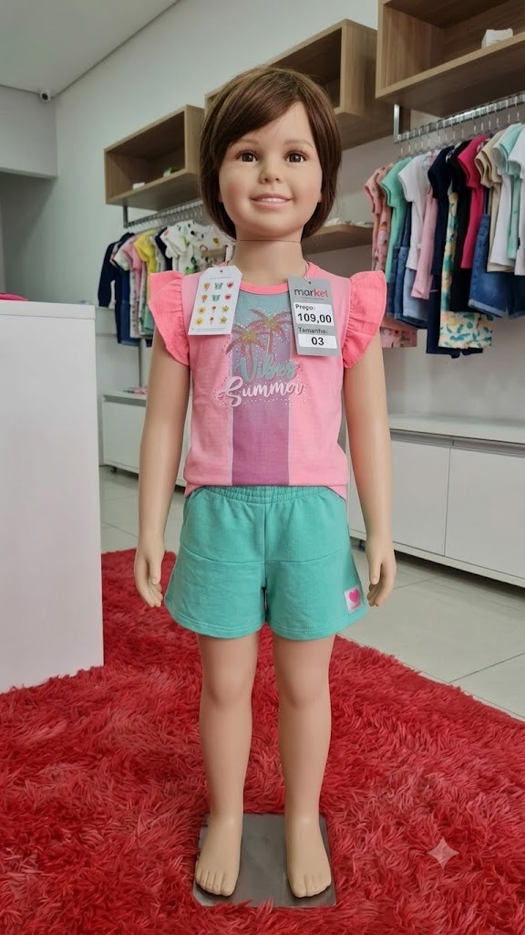 conj. 03- sorte verde e camiseta rosa - ok .jpeg