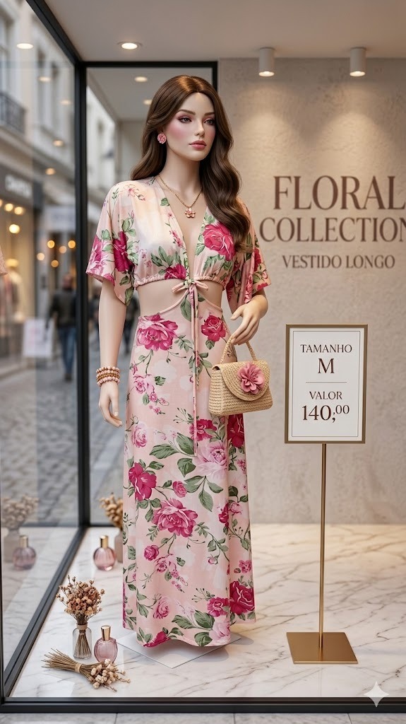 conj. saia e blusa florado- com rosa pink e rosa bebe. - M - ok .jpeg